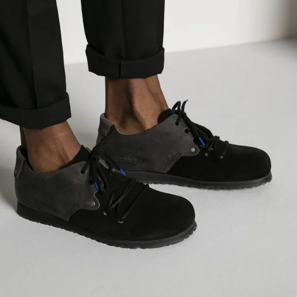 Birkenstock Montana Plus Suede Oiled Leather Shoes Size 9 9.5 Brown Two Tone - Picture 14 of 14